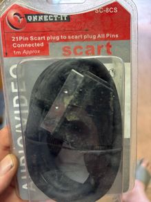 new scart cable 1m