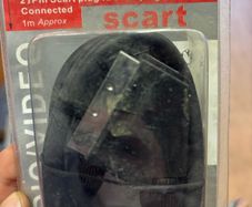 new scart cable 1m