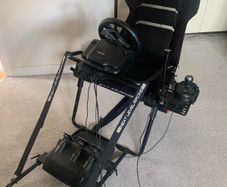 Next Level Racing GT Lite Pro Cockpit + Logitech G29 + Shifter + Moza HBP Handbrake