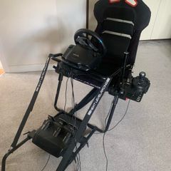 Next Level Racing GT Lite Pro Cockpit + Logitech G29 + Shifter + Moza HBP Handbrake