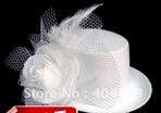 bride hair small hat