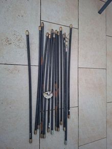 Drain cleaning rod set
