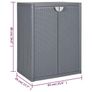 Garden Storage Cabinet Grey Image 9