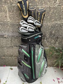 Full set of golf clubs