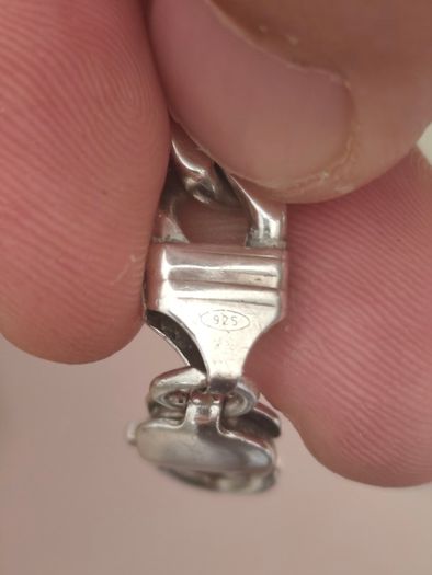 Sterling silver  necklace chain and bracelet