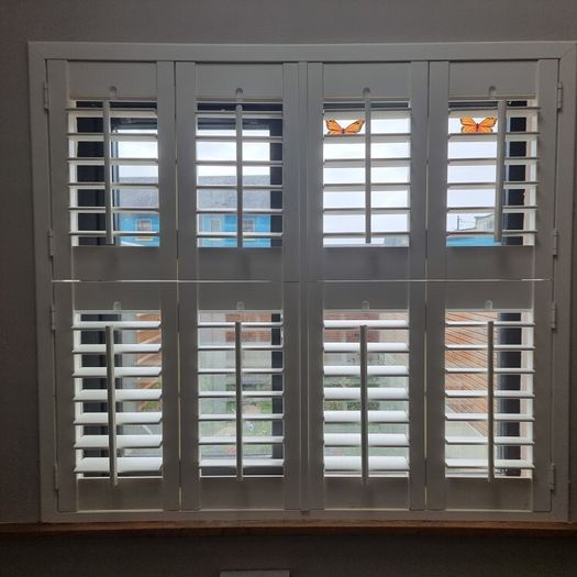 wooden window shutters