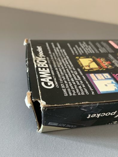 Nintendo Gameboy Pocket Black Boxed