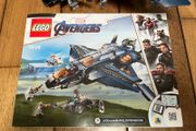 LEGO 76126 Avengers Ultimate Quinjet 100% Complete w/ Instructions &amp; Figs