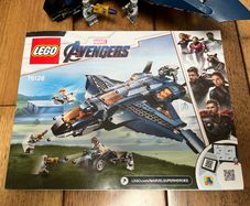 LEGO 76126 Avengers Ultimate Quinjet 100% Complete w/ Instructions & Figs