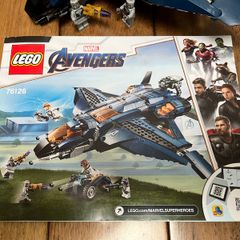 LEGO 76126 Avengers Ultimate Quinjet 100% Complete w/ Instructions & Figs