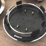 Full Set 69mm Audi Centre Caps - Black Image 4