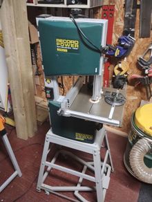 record power bandsaw bs250, stand and extra blades