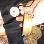 17 Old Pulley Wheels and 5 Plates, alot are brass Image 10