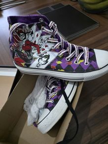 Harley Quinn Converse hi tops uk6 eu39