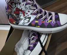 Harley Quinn Converse hi tops uk6 eu39