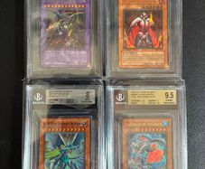Beckett BGS Graded Yu-Gi-Oh! Cards - Set of 4
