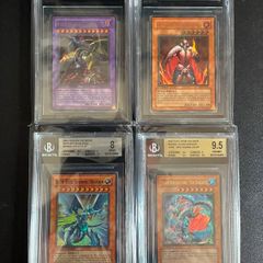 Beckett BGS Graded Yu-Gi-Oh! Cards - Set of 4