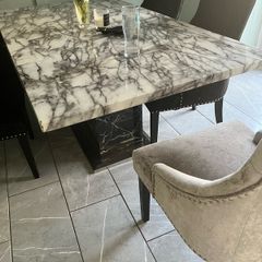 kitchen marble table