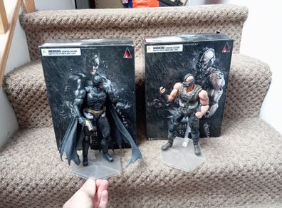 Playarts Batman and Bane Dark Knight