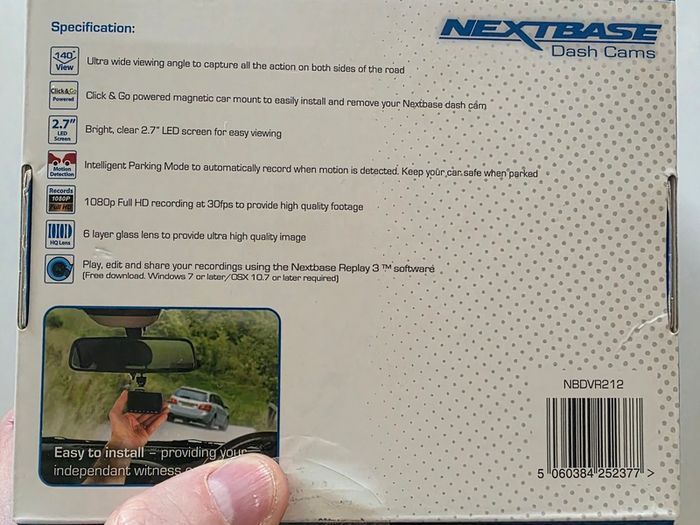 Nextbase 212 Lite Car Dash Cam