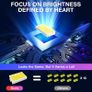 LED Ceiling Light, Elegant Curved Design Ceiling Lights,3 Built-in LED Boards,21W Cool White Light 6000K, Modern Ceiling Fixture for Living Rooms, Bedroom, Kitchen Hallway and Bedroom,1600 Lumens (FREE SHIPPING) Image 4