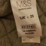 Brand New Ladies Marks and Spencers mid weight cotton padded jacket - Size 20 Image 10