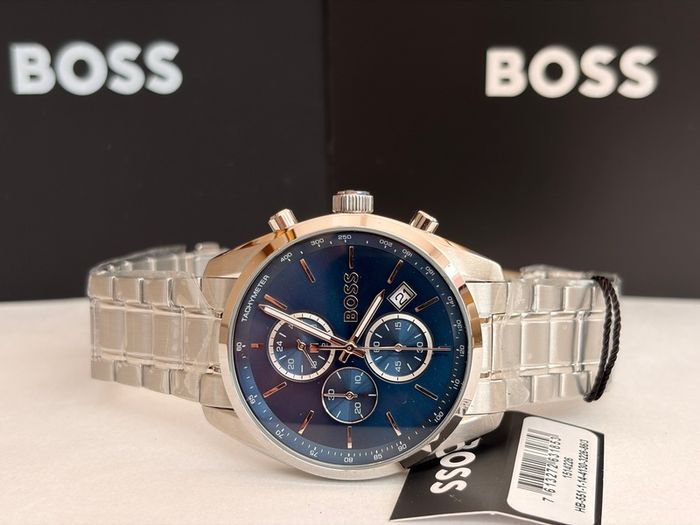 BOSS Grand Prix Mens Watch 44.5mm Blue 1514226