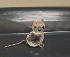Vintage Swarovski Crystal Mouse Figurine