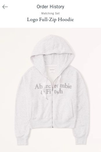 hoodie Abercrombie and Fitch size M 10-12 Brand New