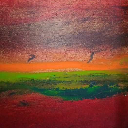 "Summer Sunrise,,Clifden,Co.Galway".Oil on Board Painting.Signed.and Titled verso.