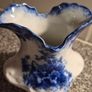 Antique Flow Blue Vase Doreen W.H.Grindley Image 4