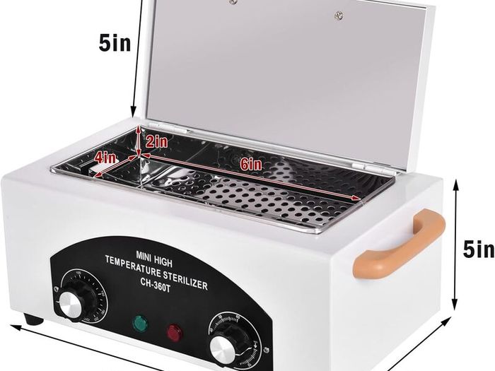 2.2L Dry Heat Sterilizer Cabinet with Timer  High Temperature