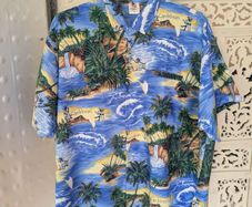 Vintage summer mens shirt
