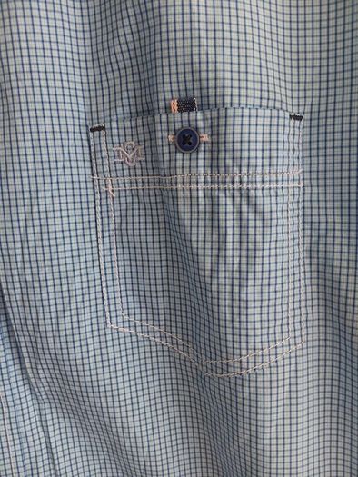 Marco Capelli Firenze Blue Check Shirt