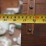 Vintage Barrel-Style Mini Bar Cabinet Image 6