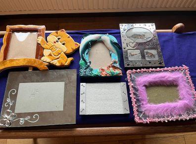 Pre-loved seven assorted Photo Frame