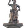 Vintage metal figurine of a blacksmith Image 9