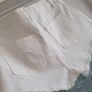 TOPSHOP Moto DAISY White Denim Hotpants Sz 8UK Image 7