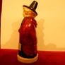 Late 1800's/Early 1900's Lady Hand Made/Hand Painted Figurine made in "Devon England.4" Tall Image 4