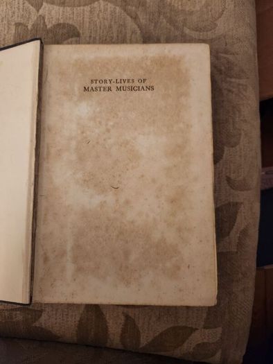 Story-lives Of Master Musicians. By Harriette Brower. Reprint Edition 1928 Hardback In Fair Condition. See Photos For Same.