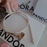 new genuine pandora necklace with 14k gold clasp Image 2