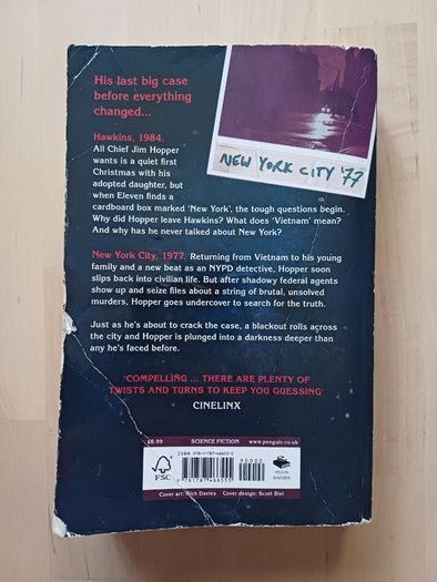 Stranger Things - Darkness on the Edge of Town by Adam Christopher (Science Fiction Paperback 2019)
