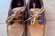 Kids boat shoes leather Timberland