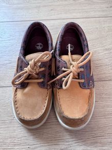 Kids boat shoes leather Timberland