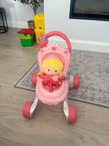 Fisher-Price Princess Mommy Baby Walker and Doll Set