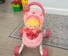 Fisher-Price Princess Mommy Baby Walker and Doll Set