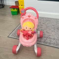 Fisher-Price Princess Mommy Baby Walker and Doll Set