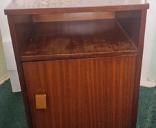 Vintage bedroom sude locker.