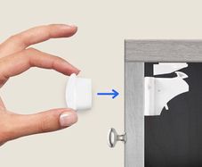 Cupboard Locks for Children- Pack of 20 Magnetic, Child Safety Lock Latches with 3 Keys for Kitchen Cupboards and Drawers - Baby Safety Products