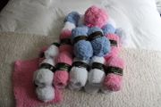 22 Balls of Super Soft Teddy Yarn for Sale